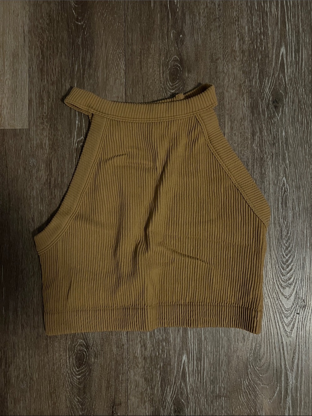 aerie Ribbed Halter Crop Top